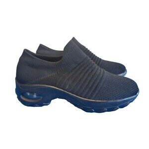 Womens Sz 7.5 Lightweight Comfort Casual Sneaker Shoe Slip On Boost Sole STQ